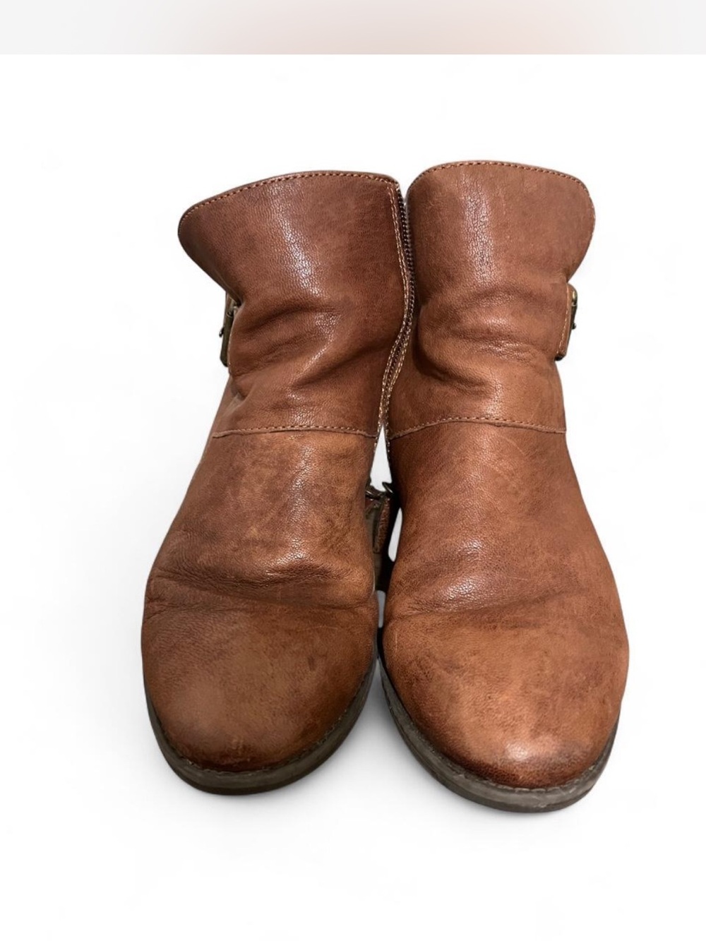 Women's Brown Leather Comfortiva Boots